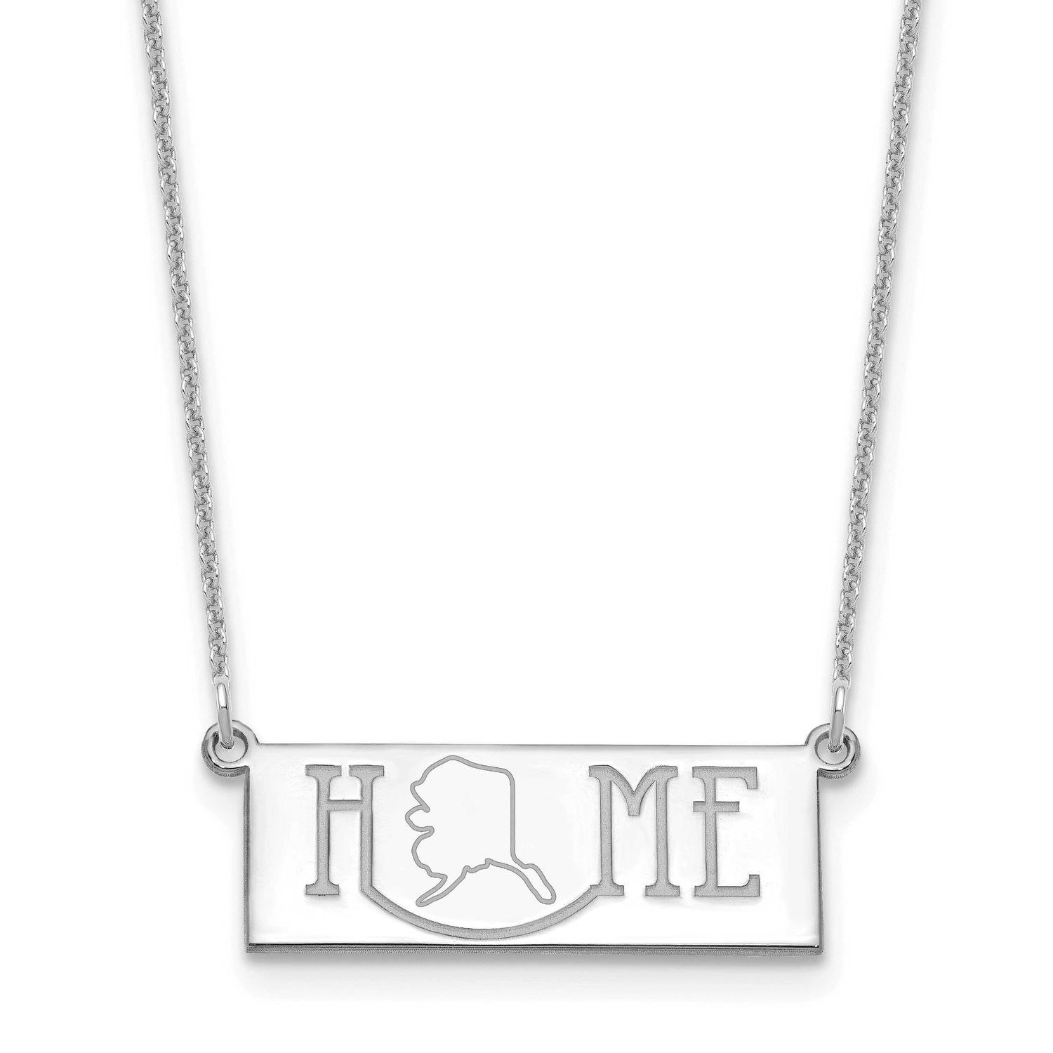 Home/State Necklace 10k White Gold 10XNA1519W