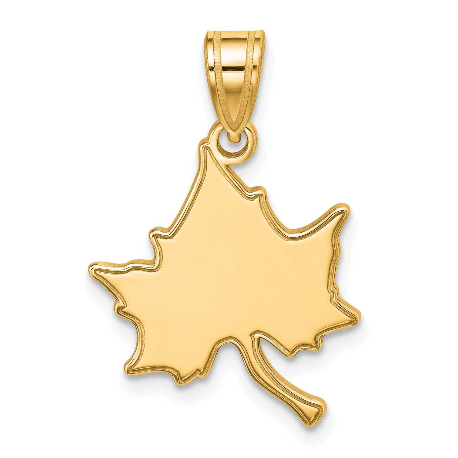 Indiana State University I-S Large Pendant Sterling Silver Gold-plated GP006ISU 886774902982