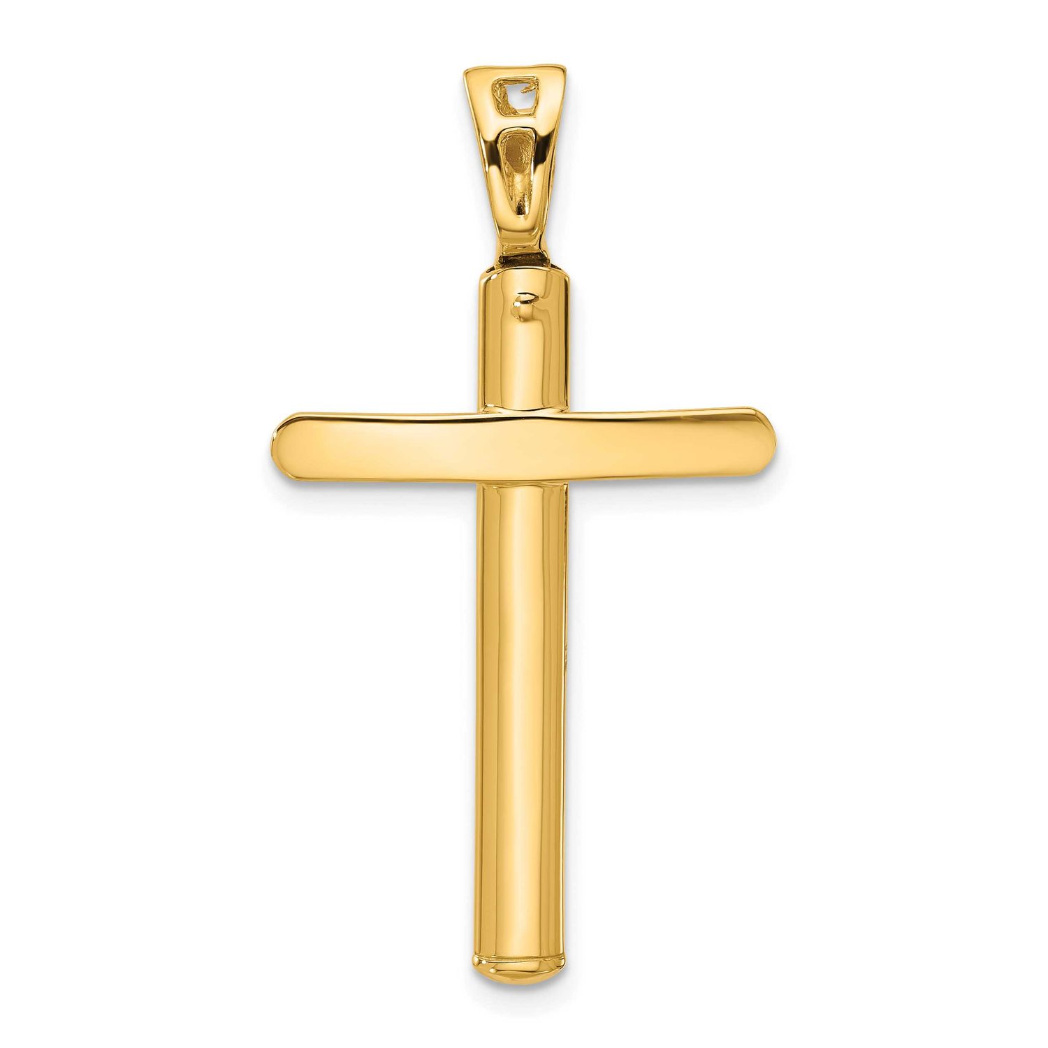 Cross Pendant 14k Gold Polished LF2029 196904341094