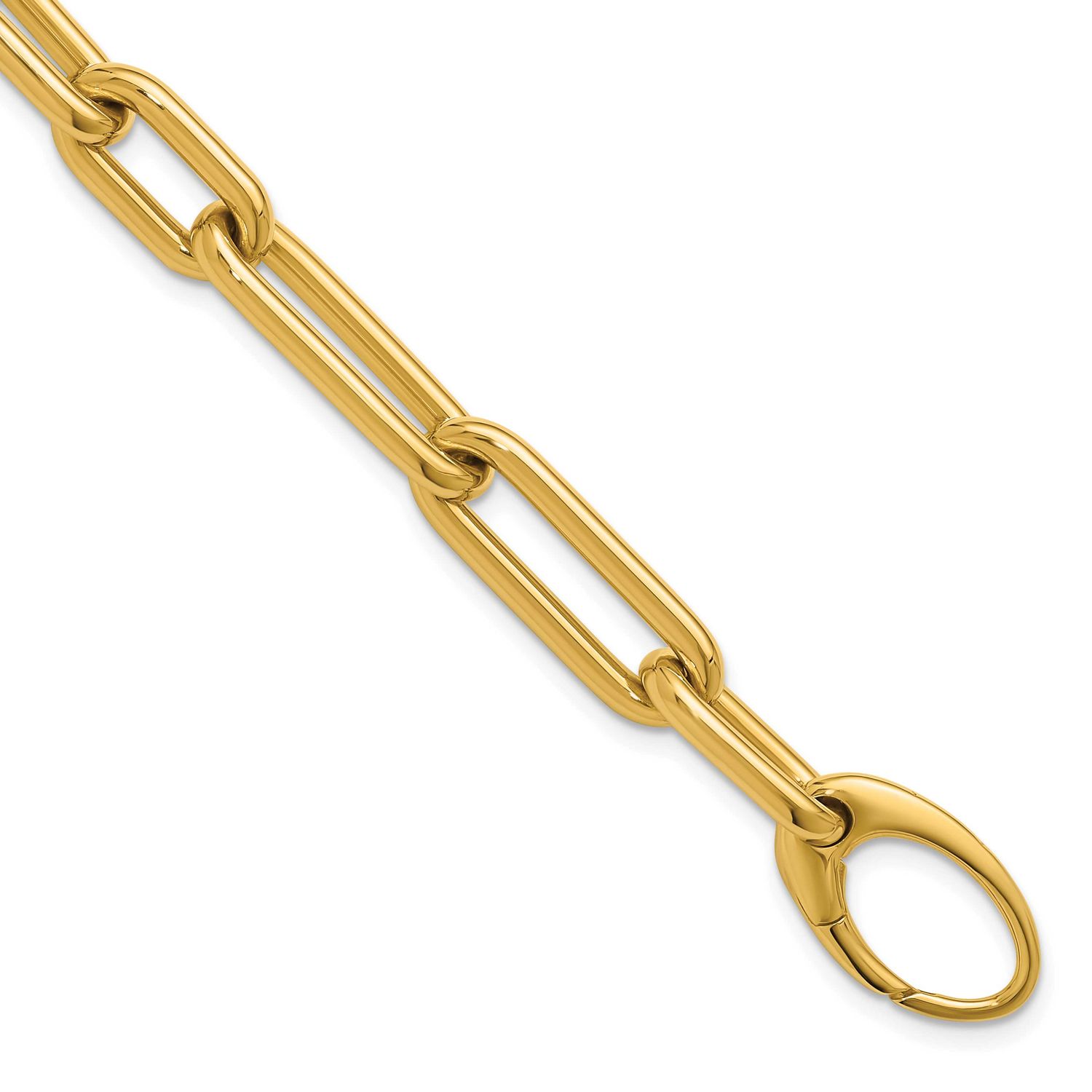 Link Bracelet 14k Gold Polished LF2006-7.75 196904324943