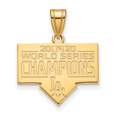2020 World Series Champions Los Angeles Dodgers Medium Pendant Gold-plated GP002DOD20 191101561573