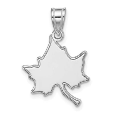 Indiana State University I-S Large Pendant 10k White Gold 1W006ISU 886774774619