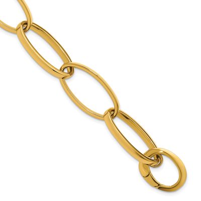 Link Bracelet 14k Gold Polished LF2007-7.75 196904324967