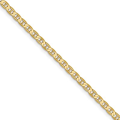 2.4mm Concave Anchor Chain (100 Inch Spool) 14k Gold FCA065-100