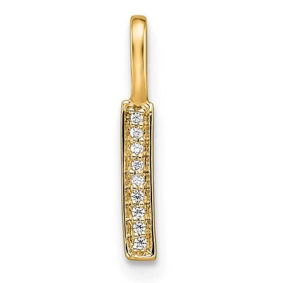 Diamond Letter I Initial Pendant 14k Gold PM8367I-003-YA