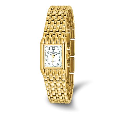Charles Hubert Gold-Finish White Dial Quartz Watch XWA4327 848870005967