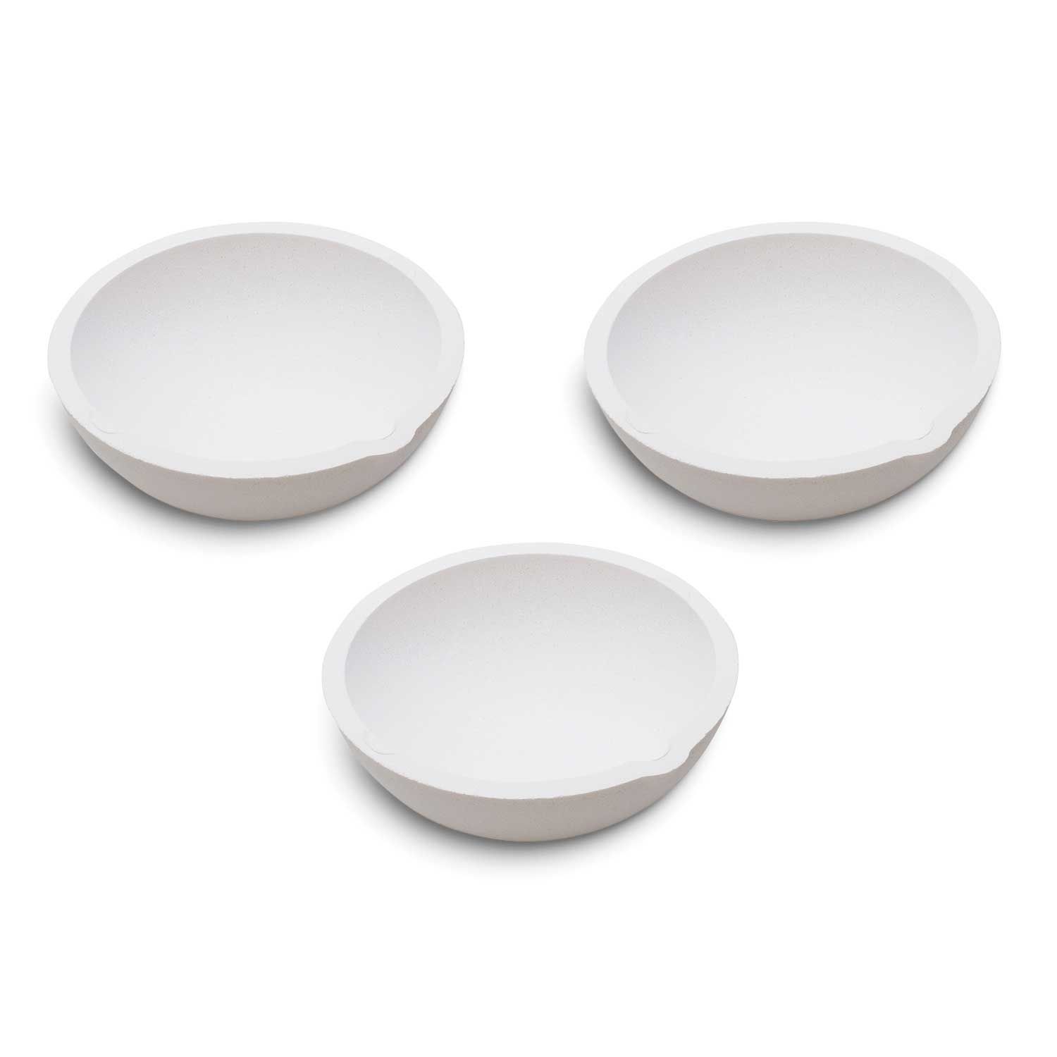 Pkg/3 Shallow Ceramic 5.5 Inch Diameter Melting Dish JT5681 654207137993