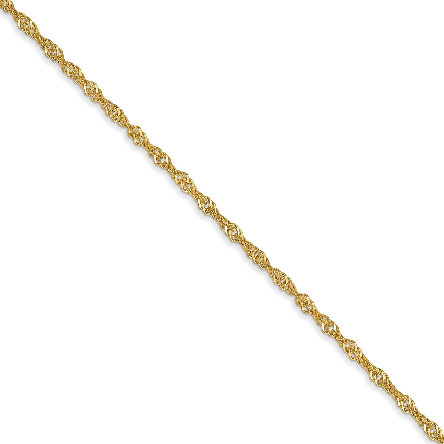1.4mm Singapore Chain (100 Inch Spool) 14k Gold PEN52-100