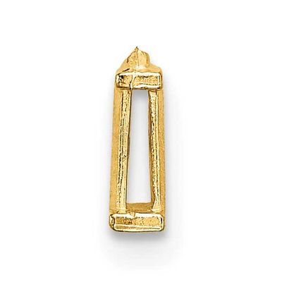 Narrow Tapered Baguette 2/ Airline 4.75mm x 1.8mm x 2mm Setting 14k Gold YG200-10