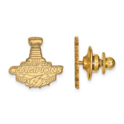2021 Stanley Cup Champions Tampa Bay Lightning Tie Tac Gold-plated GP008LIG21