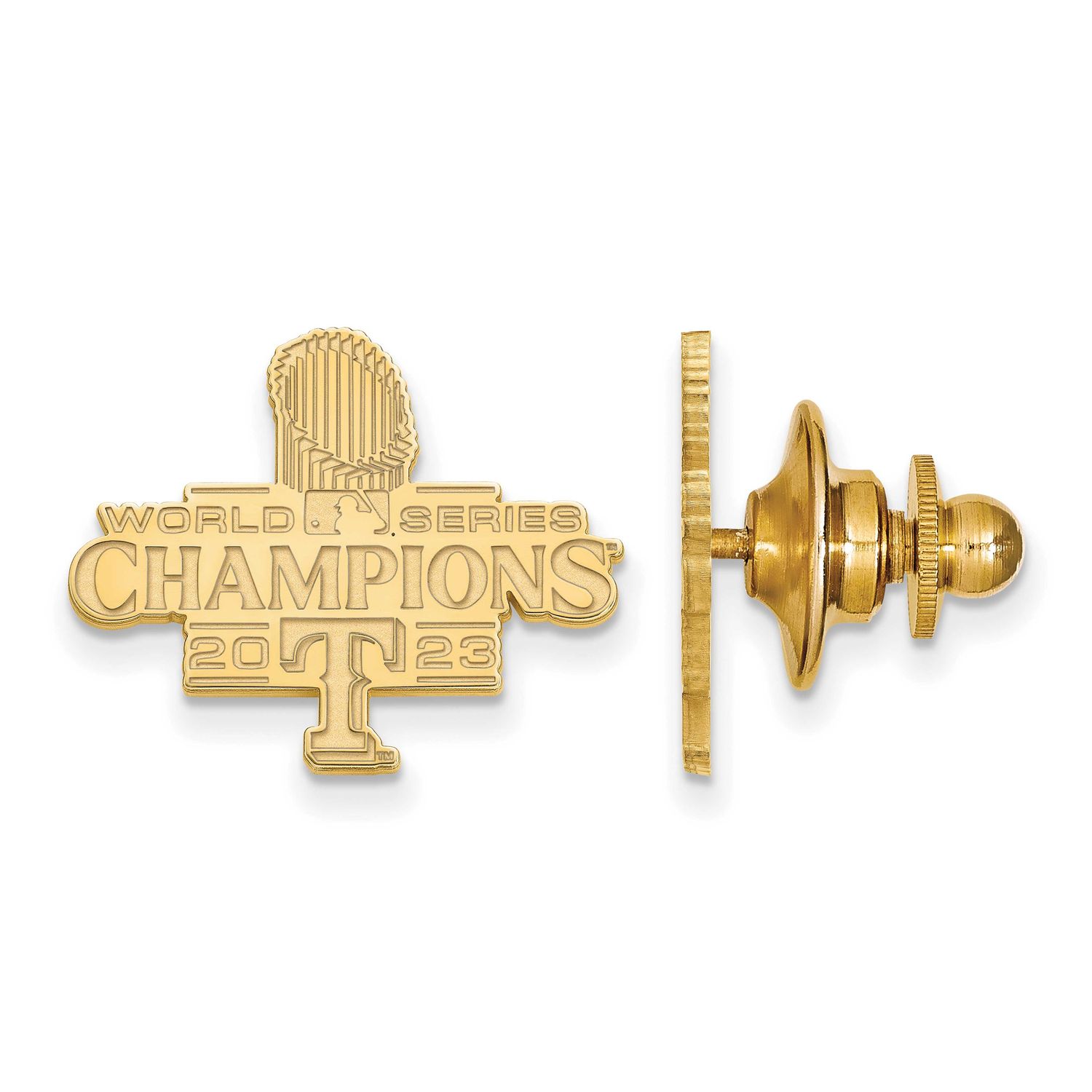 2023 World Series Champions Texas Rangers Tie Tac Gold-plated GP008RAN23 196904204214