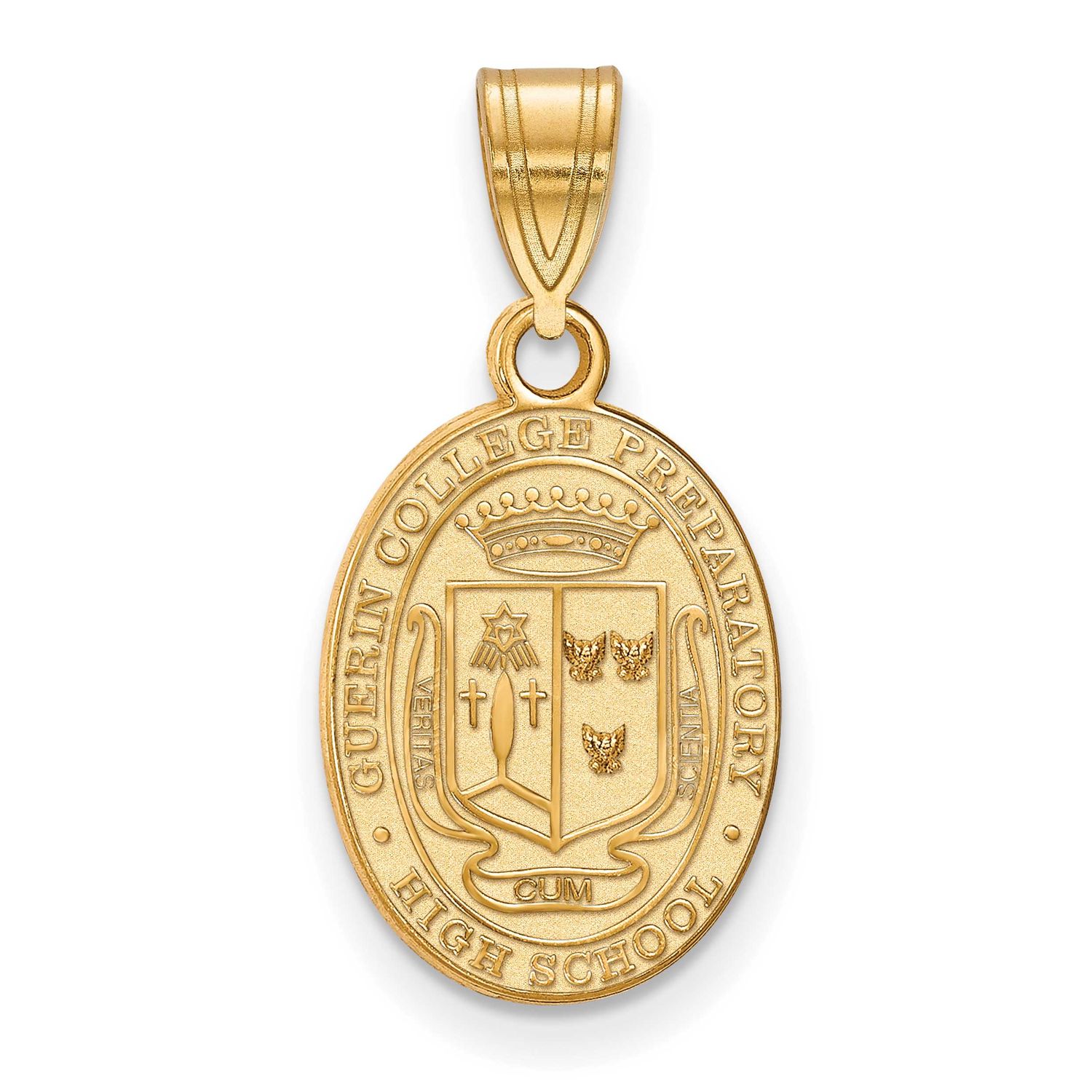 La Yellow Guerin Hs Seal Oval 5/8 Pendant 10k Gold GPIL001-10Y