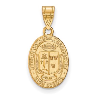 La Yellow Guerin Hs Seal Oval 5/8 Pendant 10k Gold GPIL001-10Y