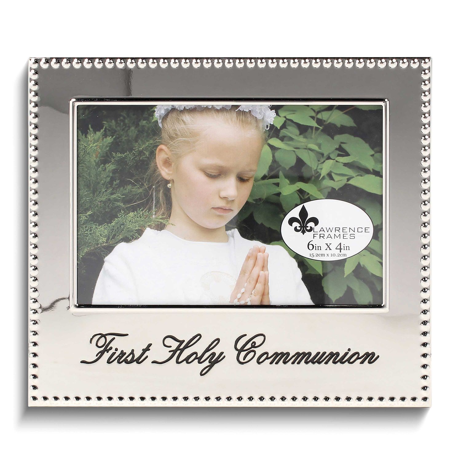 Silver-Tone First Holy Communion 4x6 Photo Frame GM19146 751148071055