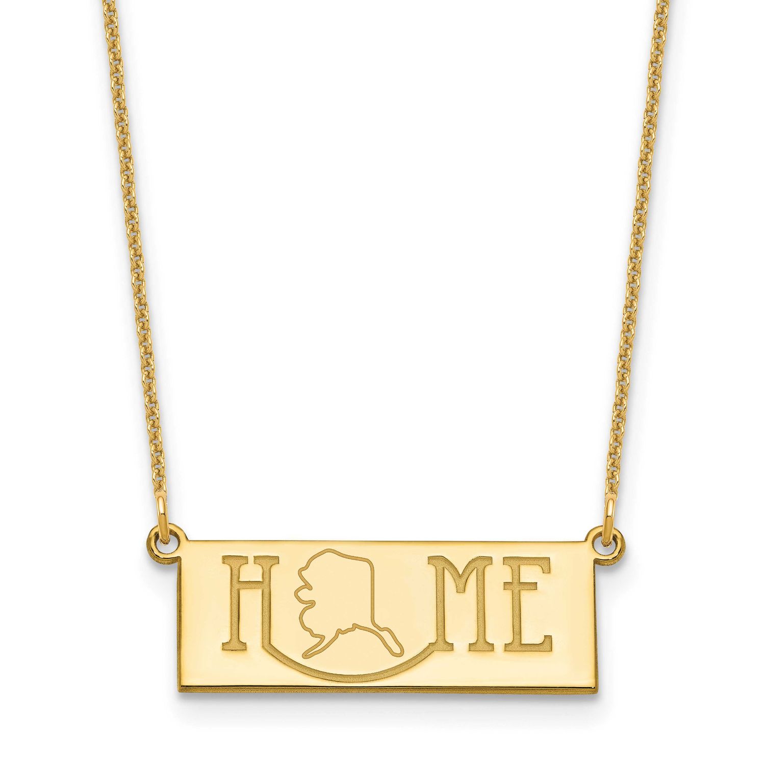 Home/State Necklace 14k Gold XNA1519Y