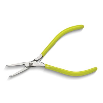 Micro-Fine 5 Inch Bent Flat Nose Pliers with Springs JT5641 790524545537