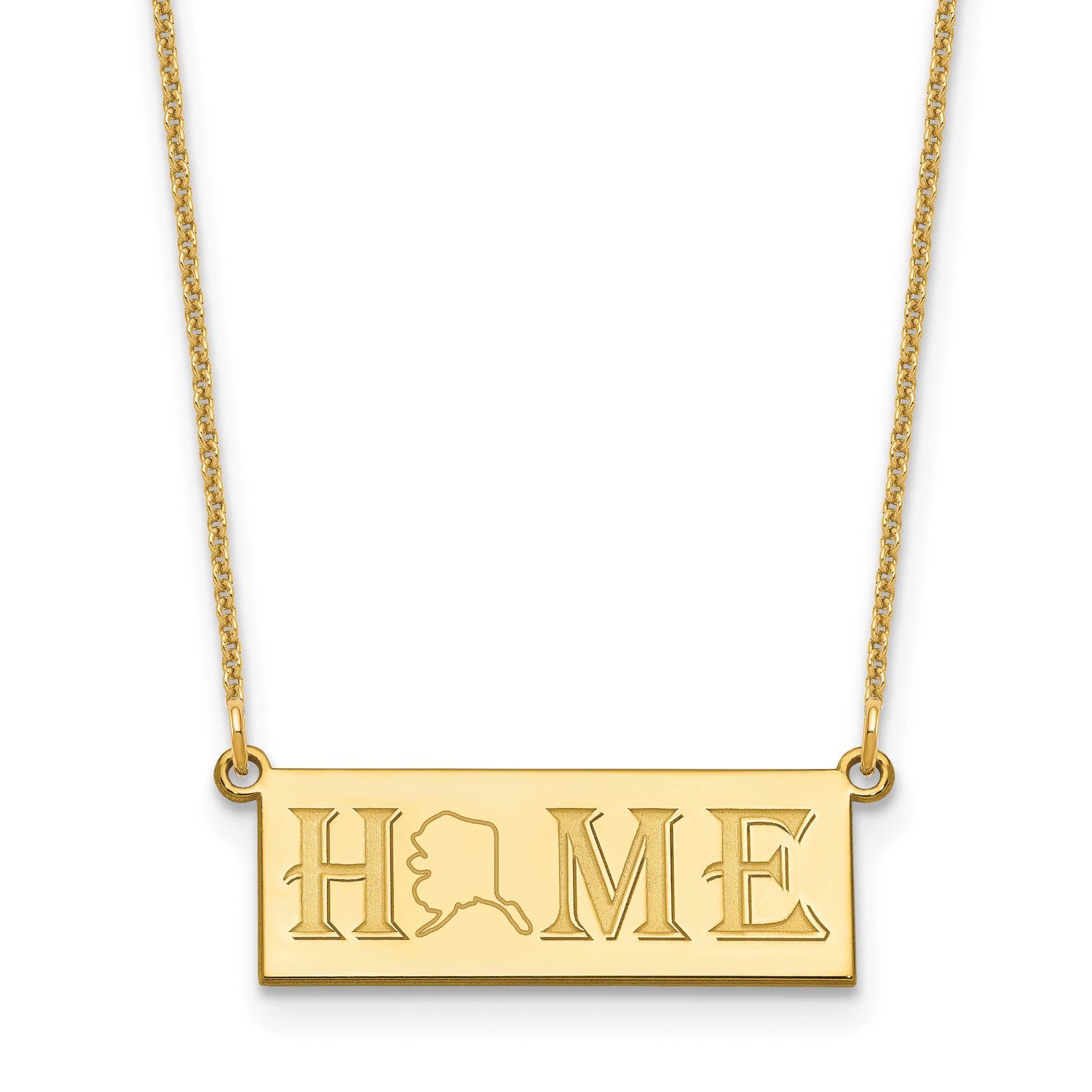 Home/State Necklace 14k Gold XNA1518Y