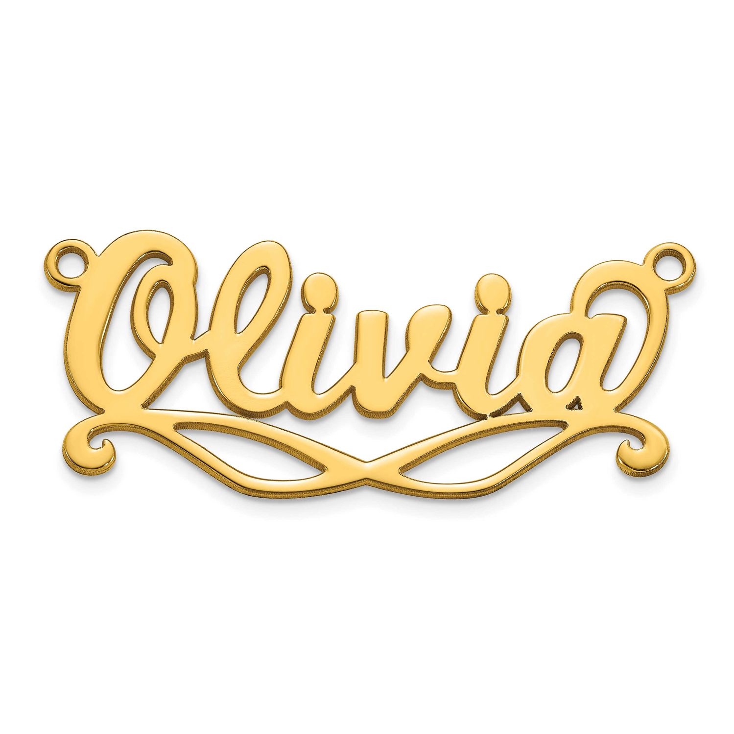 Sunglass Name Plate 14k Gold XNA1497Y