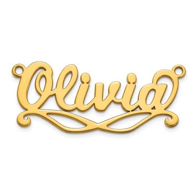 Sunglass Name Plate 14k Gold XNA1497Y