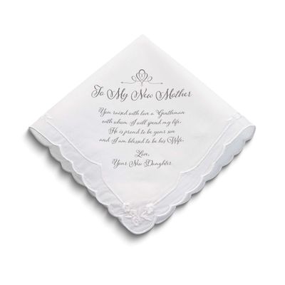 Lillian Rose To My New Mother with Sentiment Cotton Hankie GM13625 710309411109