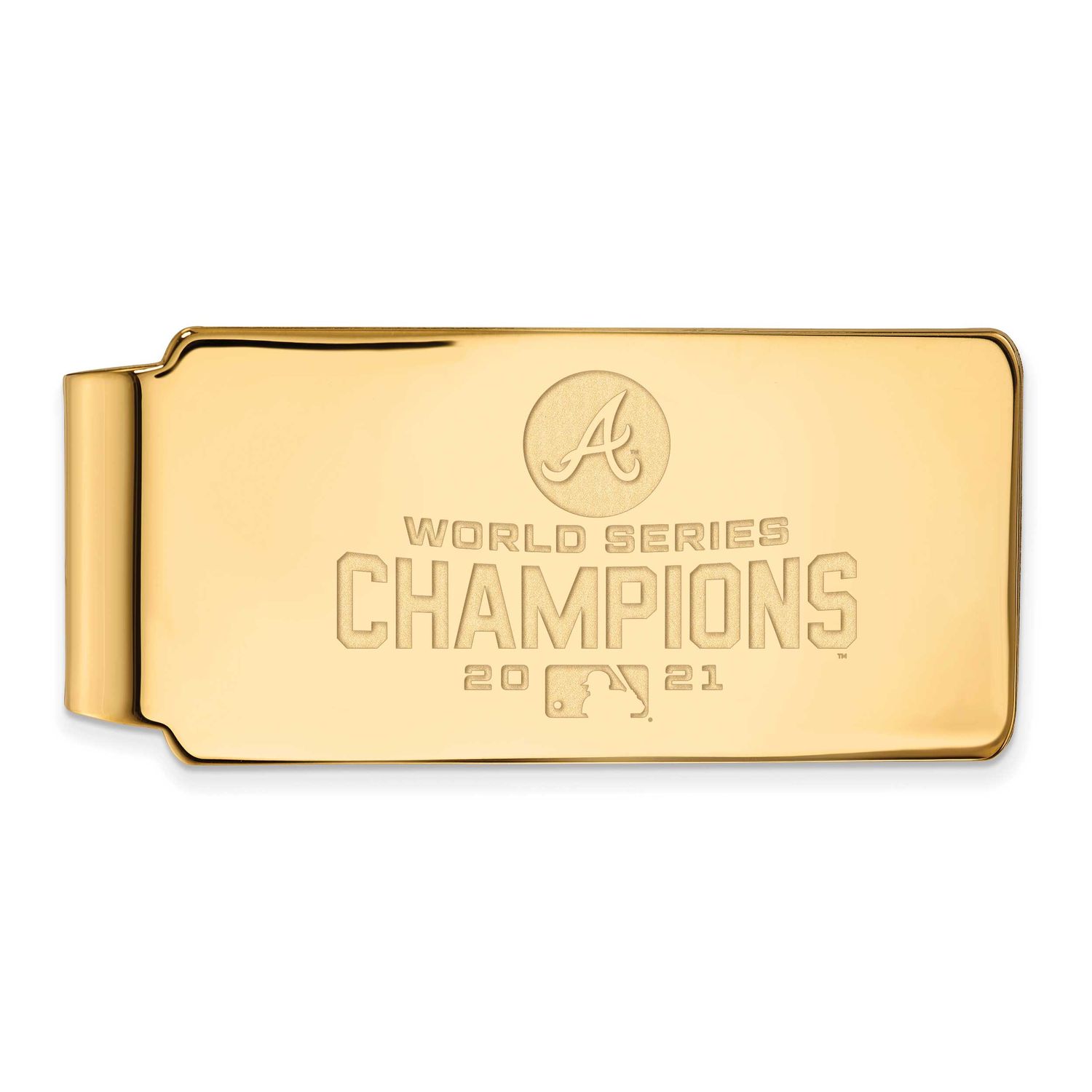2021 World Series Champions Atlanta Braves Money Clip Gold-plated GP011BRA21 883957954400