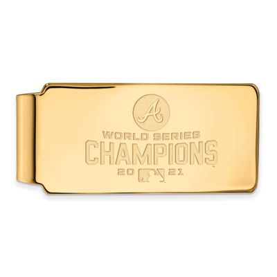 2021 World Series Champions Atlanta Braves Money Clip Gold-plated GP011BRA21 883957954400