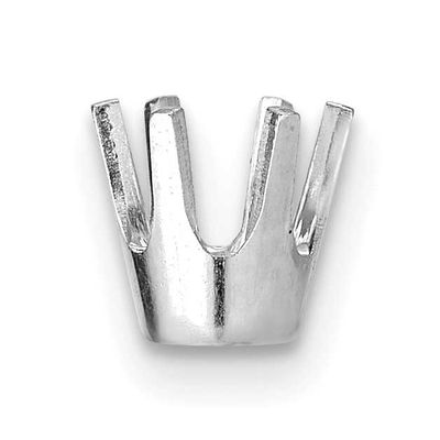 Round 6-Prong Low Base 4.00Ct. Setting 14k White Gold WG144-22
