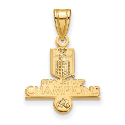 2022 Stanley Cup Champions Colorado Avalanche Medium Pendant Gold-plated GP001AVA22 196904092217