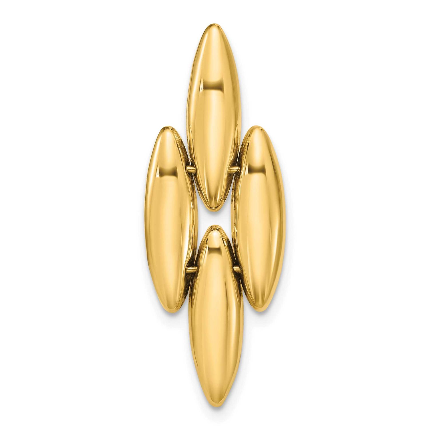 Fancy Pendant 14k Gold Polished LF2090