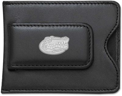 University of Florida Gator Head 5/8 Blk Leather Mc/Cc Holder Sterling Silver UFL004MC9-SS 19110177…