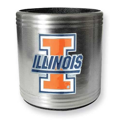 Collegiate University of Illinois Insulated Holder Stainless Steel GC1805 89006613865