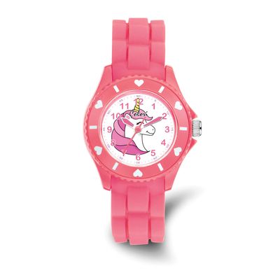 Colori Kids 30mm Pink Unicorn Dial with Pink Silicone Band Watch XWA6606