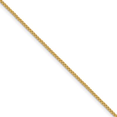 1mm Box Chain (100 Inch Spool) 14k Gold BOX100-100