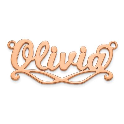 Sunglass Name Plate 10k Rose Gold 10XNA1497R