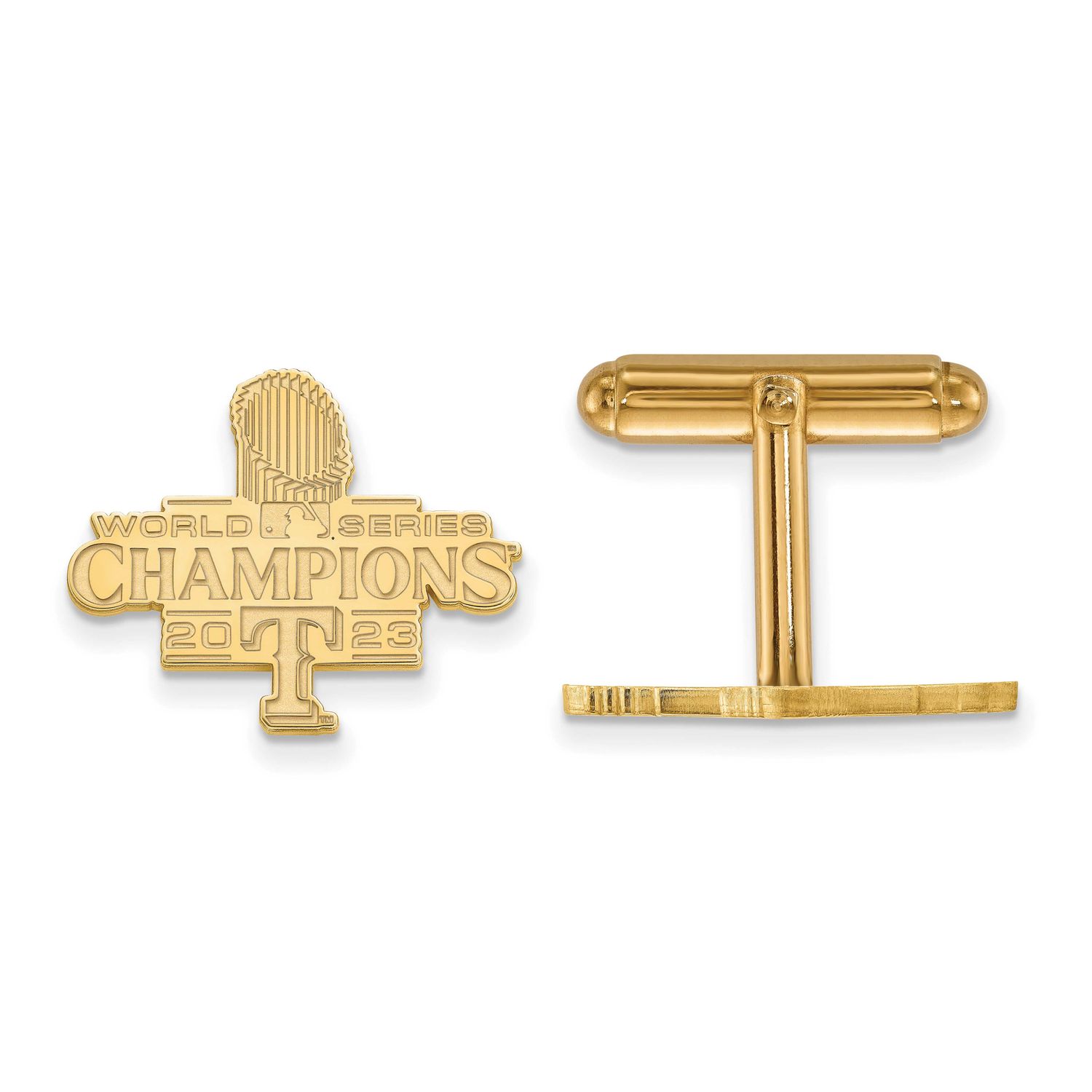 2023 World Series Champions Texas Rangers Cufflinks Gold-plated GP009RAN23 196904204207