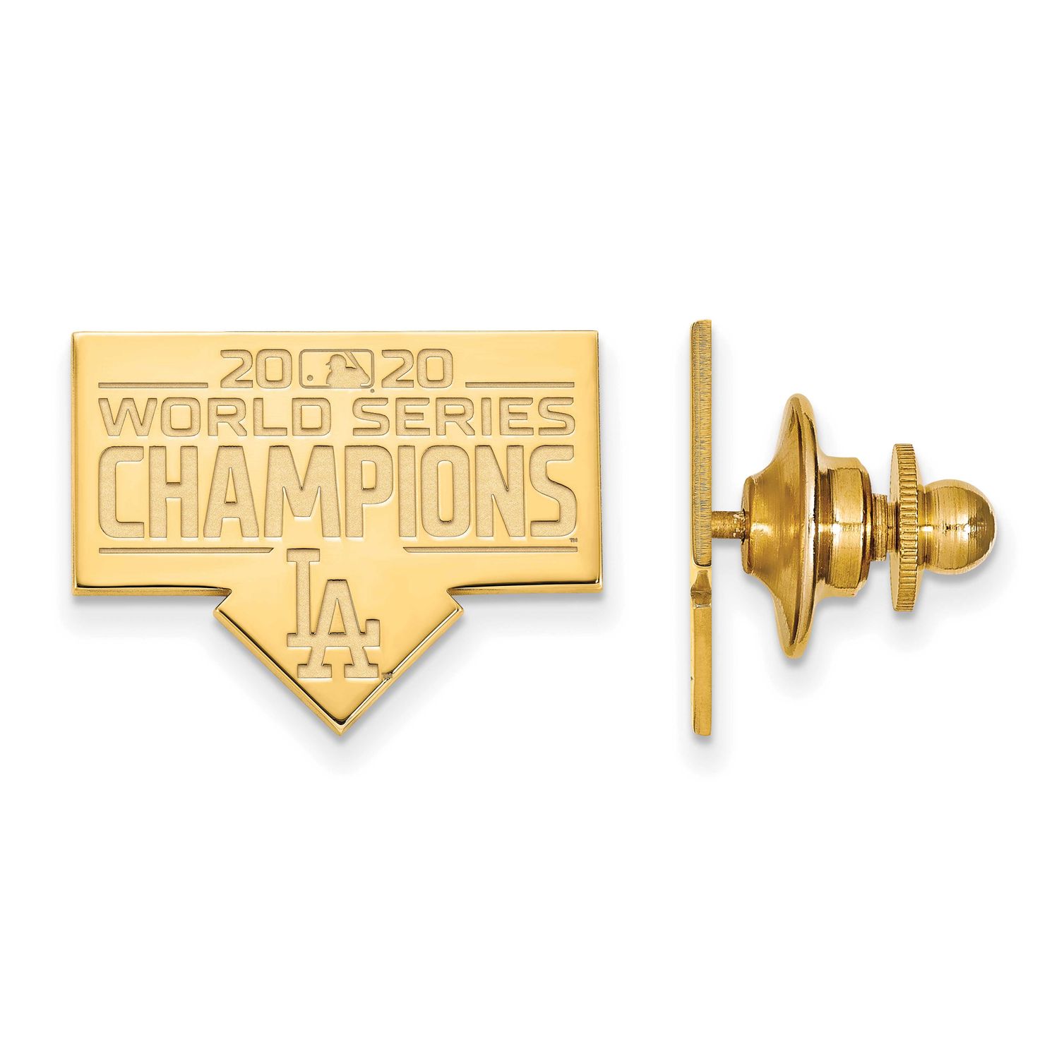 2020 World Series Champions Los Angeles Dodgers Tie Tac Gold-plated GP008DOD20 191101561511