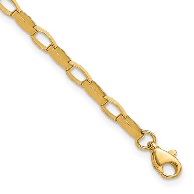 Fancy Link with .5 Inch Extender Bracelet 14k Gold Polished LF1914-7 196904337479