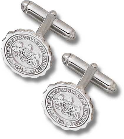 Penn State University New Seal 5/8 Cufflinks Sterling Silver PSU015CL-SS 191101777523