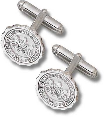 Penn State University New Seal 5/8 Cufflinks Sterling Silver PSU015CL-SS 191101777523