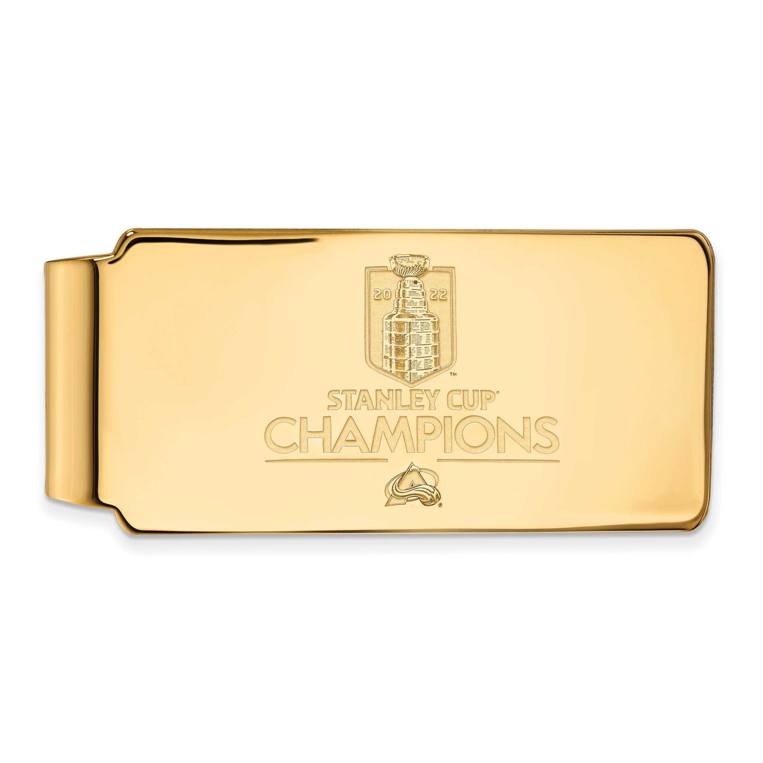 2022 Stanley Cup Champions Colorado Avalanche Money Clip Gold-plated GP005AVA22 196904092170