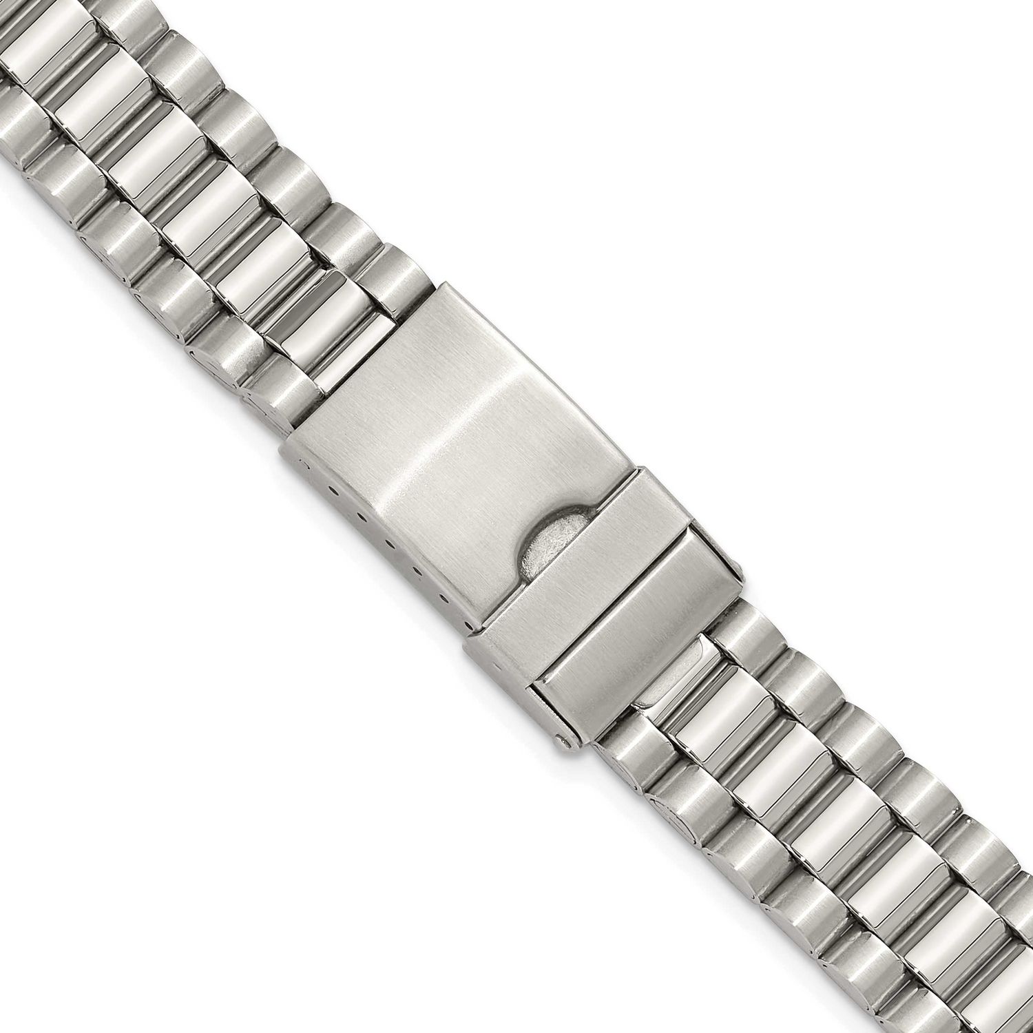 Gilden For Apple 42 44 45mm Smart Watch Long President-Style Stainless Steel 7.4 Inch with Stainles…