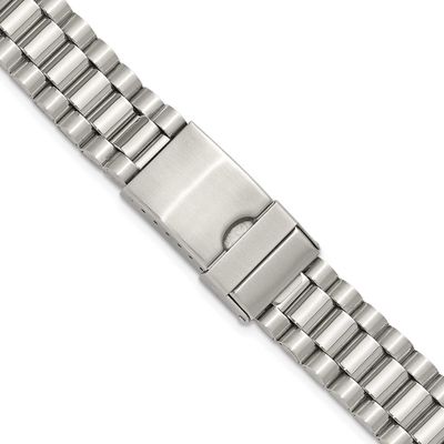Gilden For Apple 42 44 45mm Smart Watch Long President-Style Stainless Steel 7.4 Inch with Stainles…