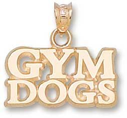 University of Georgia Gym Dogs Sterling Silver UGA038-SS 191101773570