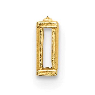 Narrow Baguette with Airline 3.5 x 2mm Setting 14k Gold YG196-8
