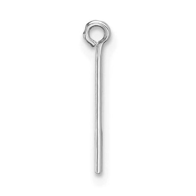 12.7mm Straight Replacement Wire Component 14k White Gold WG2721-3