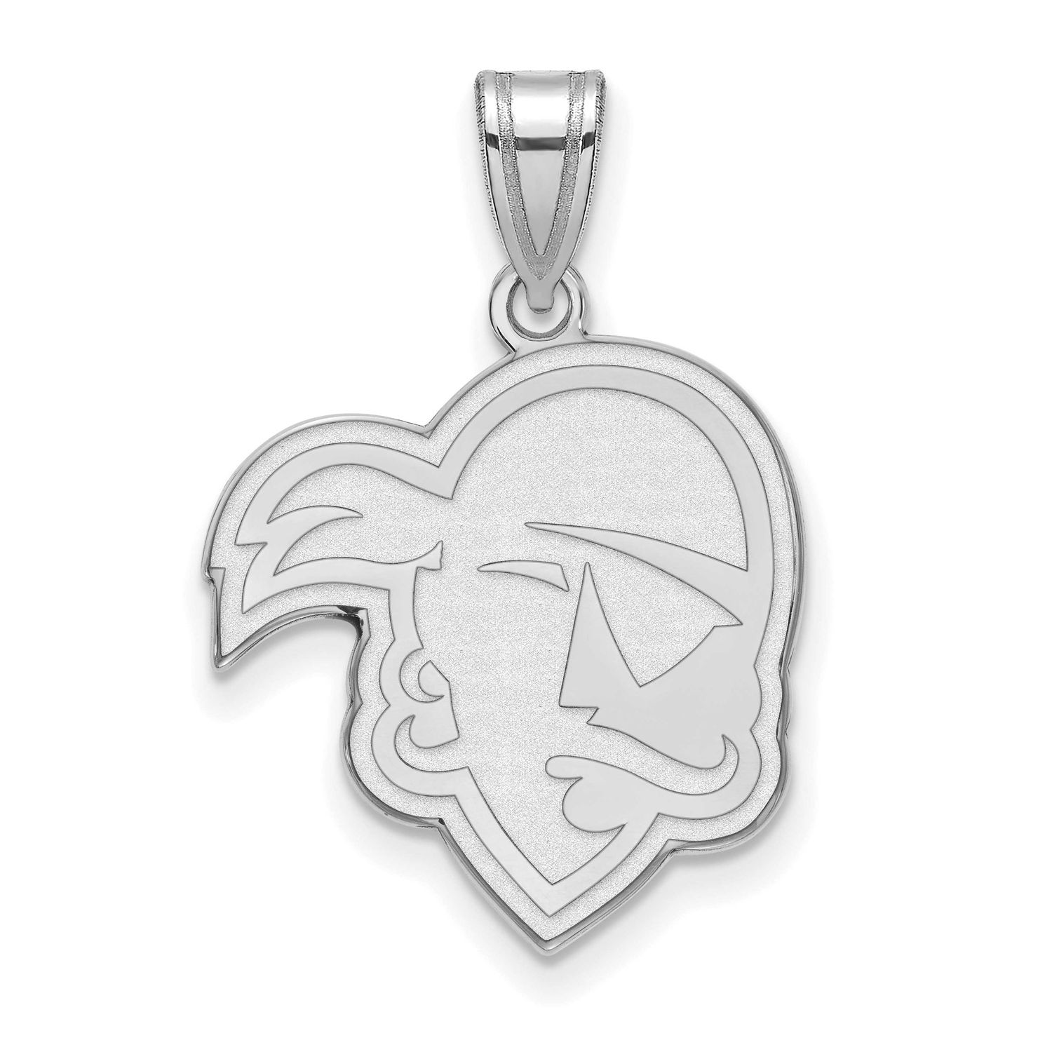 Seton Hall University Pirate Large Pendant Sterling Silver Rhodium-plated SS002SHU 886774697727