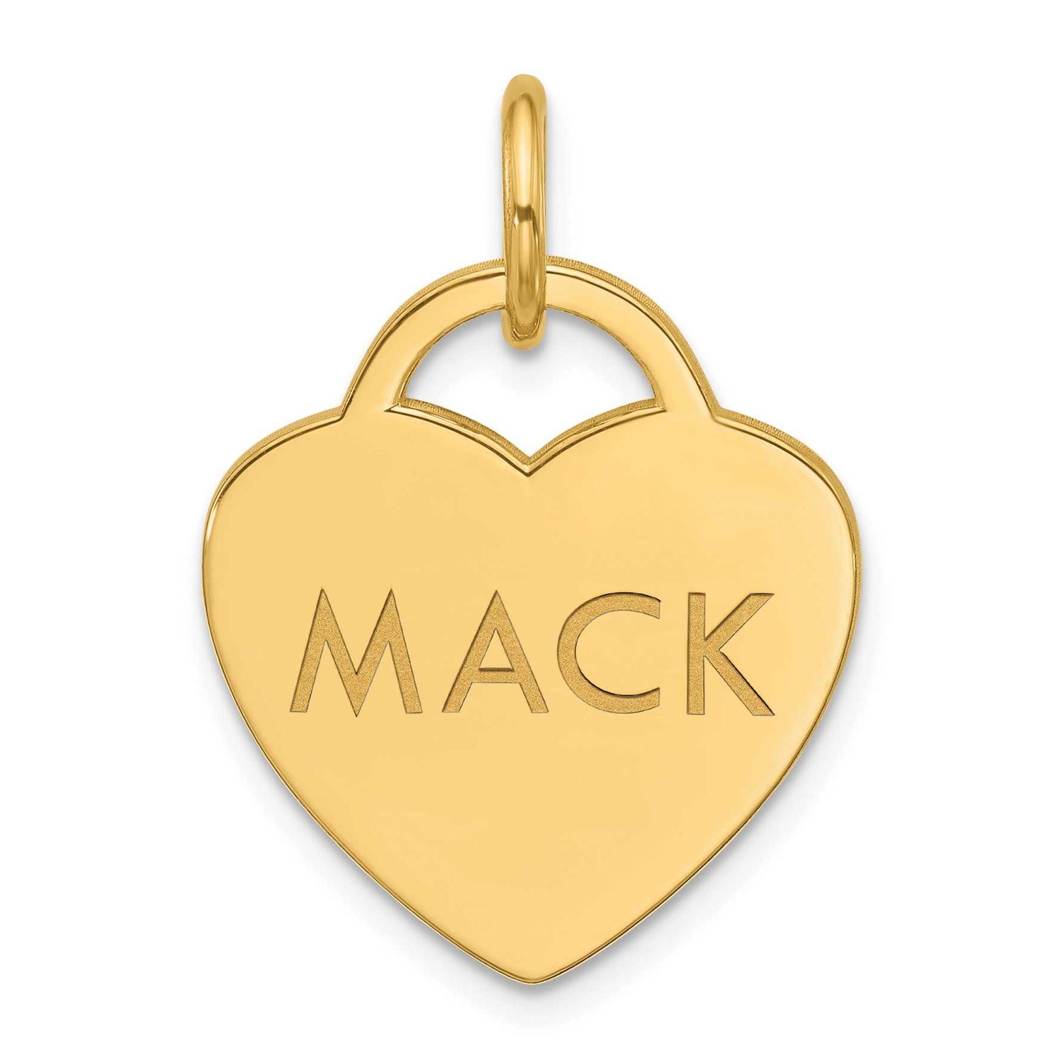 Small Heart Animal Information Tag Sterling Silver Gold-plated XNA1546GP