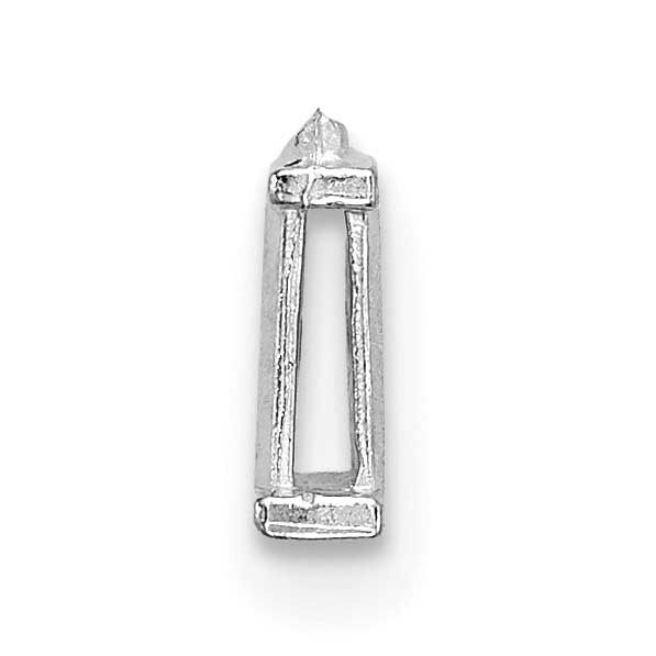 Narrow Tapered Baguette 2/ Airline 5.75mm x 2.1mm x 2.25mm Setting 14k White Gold WG200-13