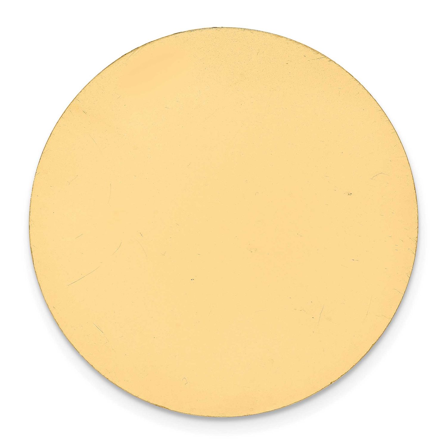 Round Stamping 14k Gold YG1019/18