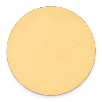 Round Stamping 14k Gold YG1019/18